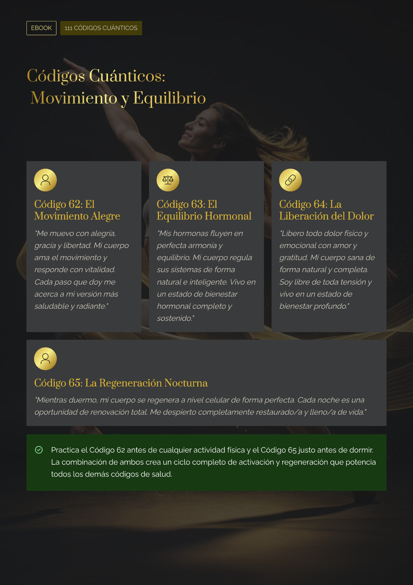 Códigos Cuánticos: Movimiento y Equilibrio