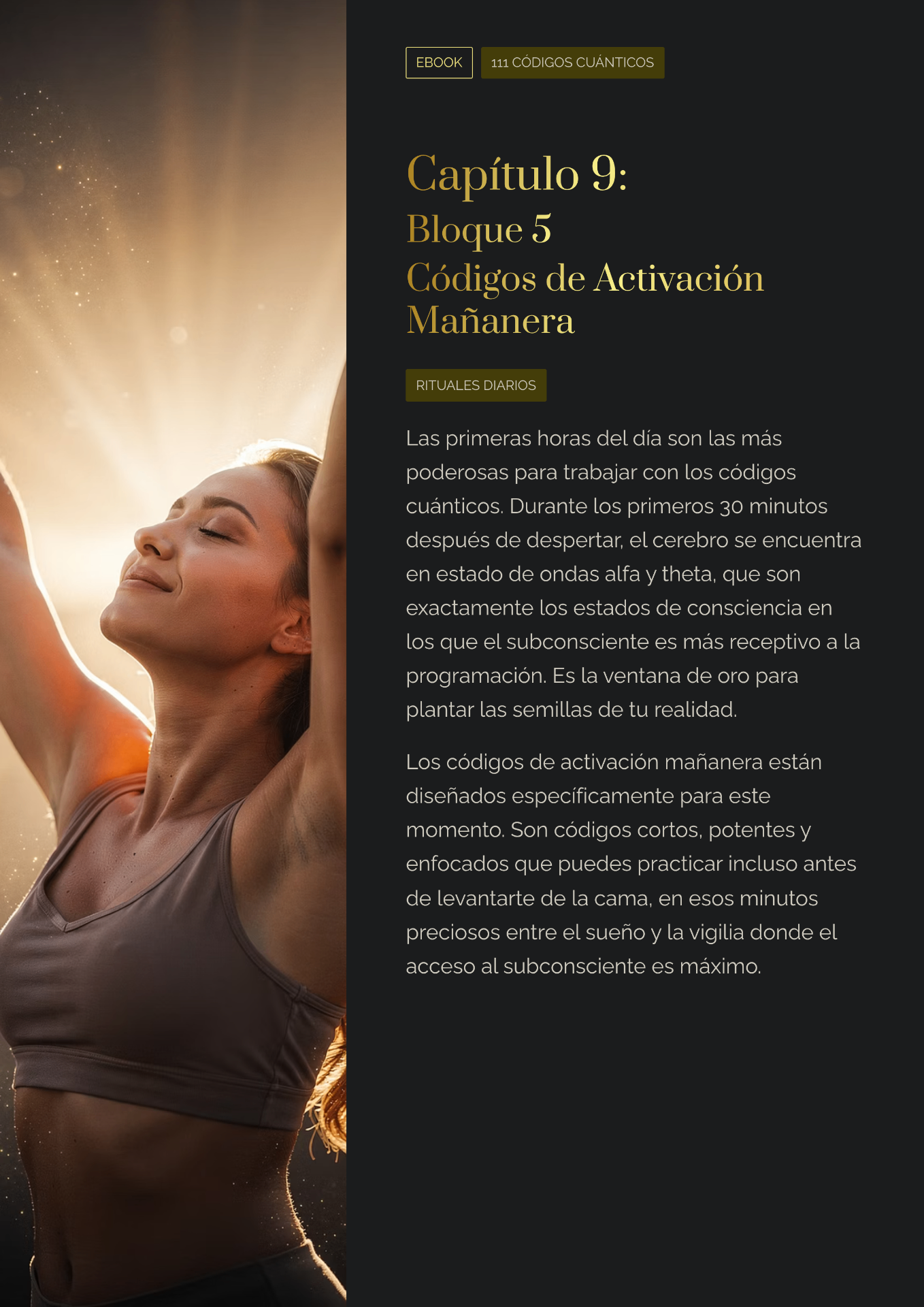 Capítulo 9: Códigos de Activación Mañanera